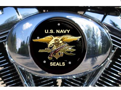 Harley Air Cleaner Cover - Navy Seals